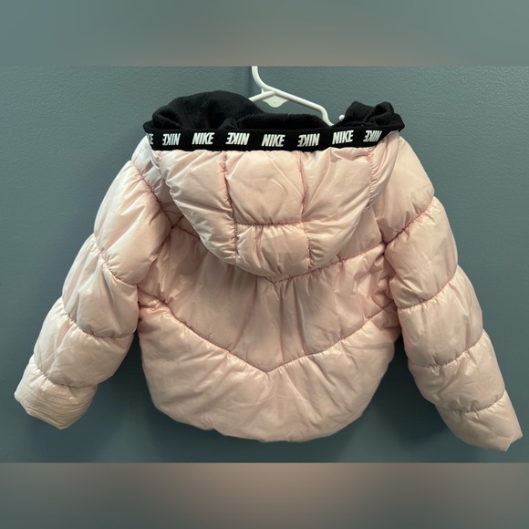 Nike Toddler Pink Puffer Jacket, Size 24 Month - Picture 4 of 4